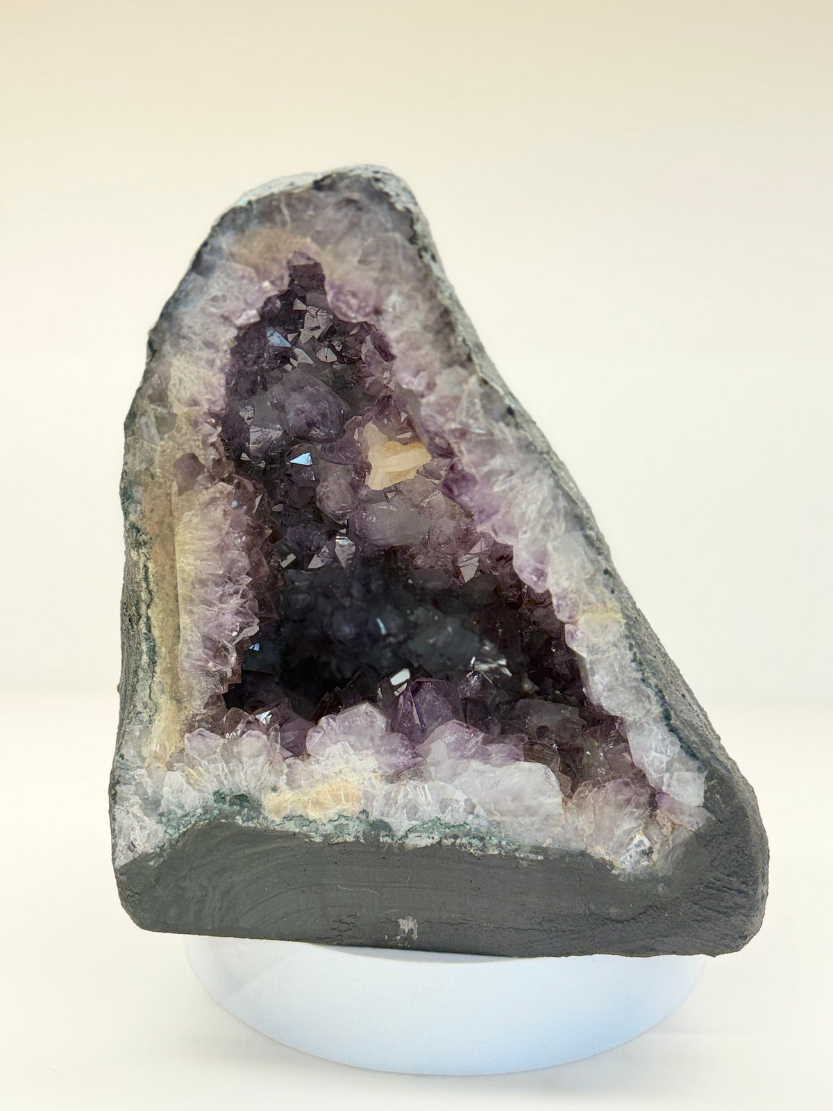 Amethyst Cathedral with Calcite — 10.95 lb One-of-a-Kind