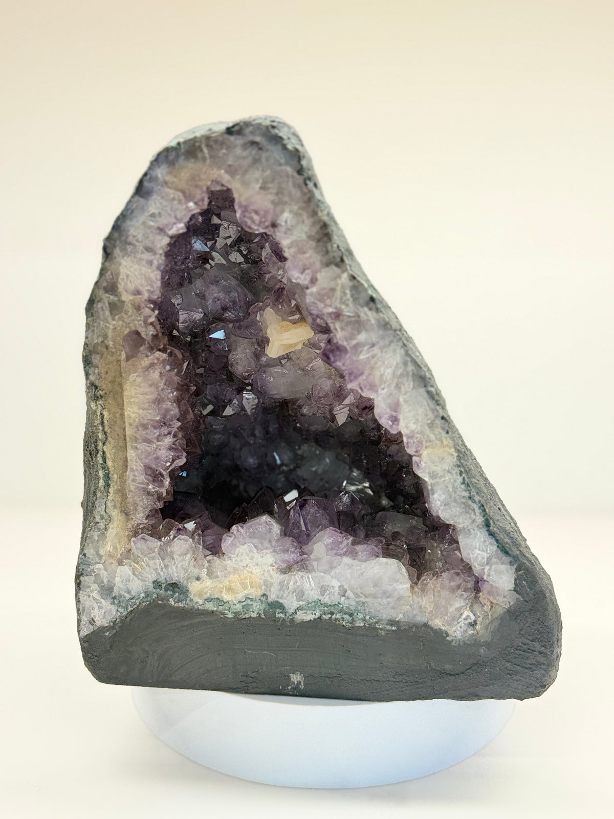 Amethyst Cathedral with Calcite — 10.95 lb One-of-a-Kind