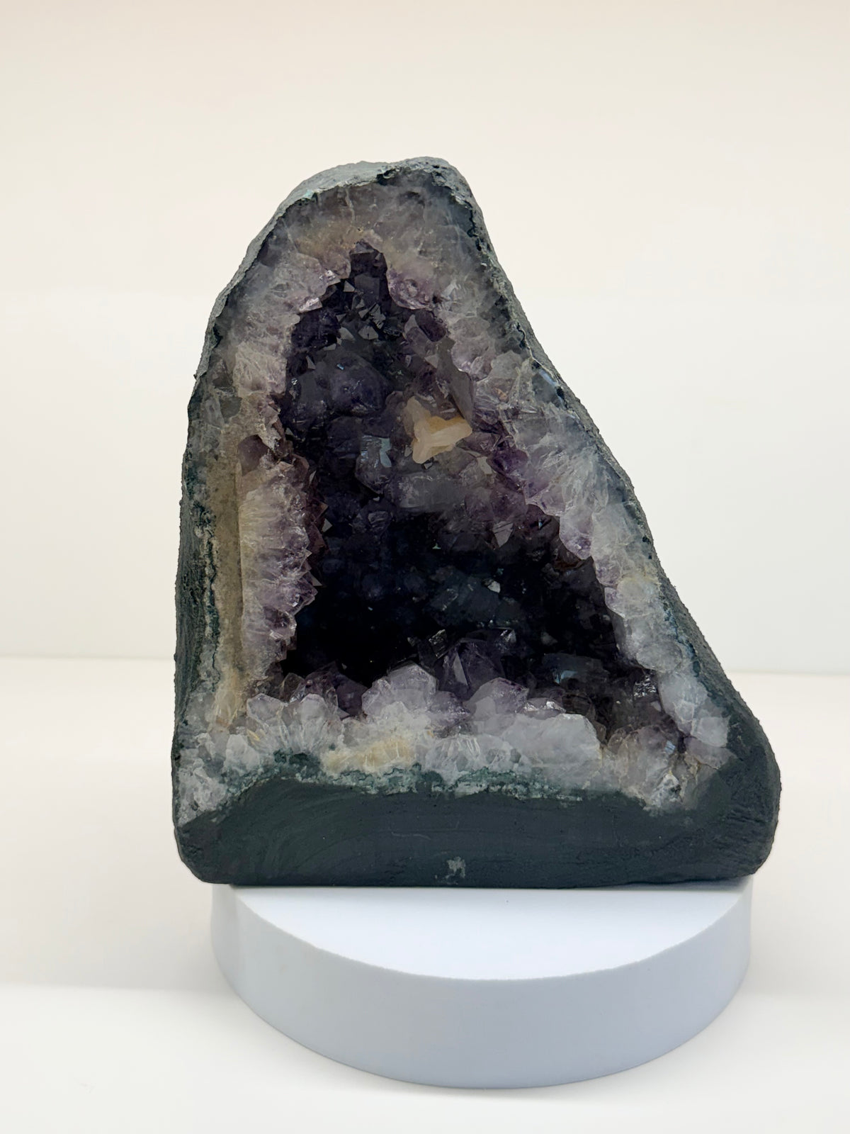 Amethyst Cathedral with Calcite — 10.95 lb One-of-a-Kind