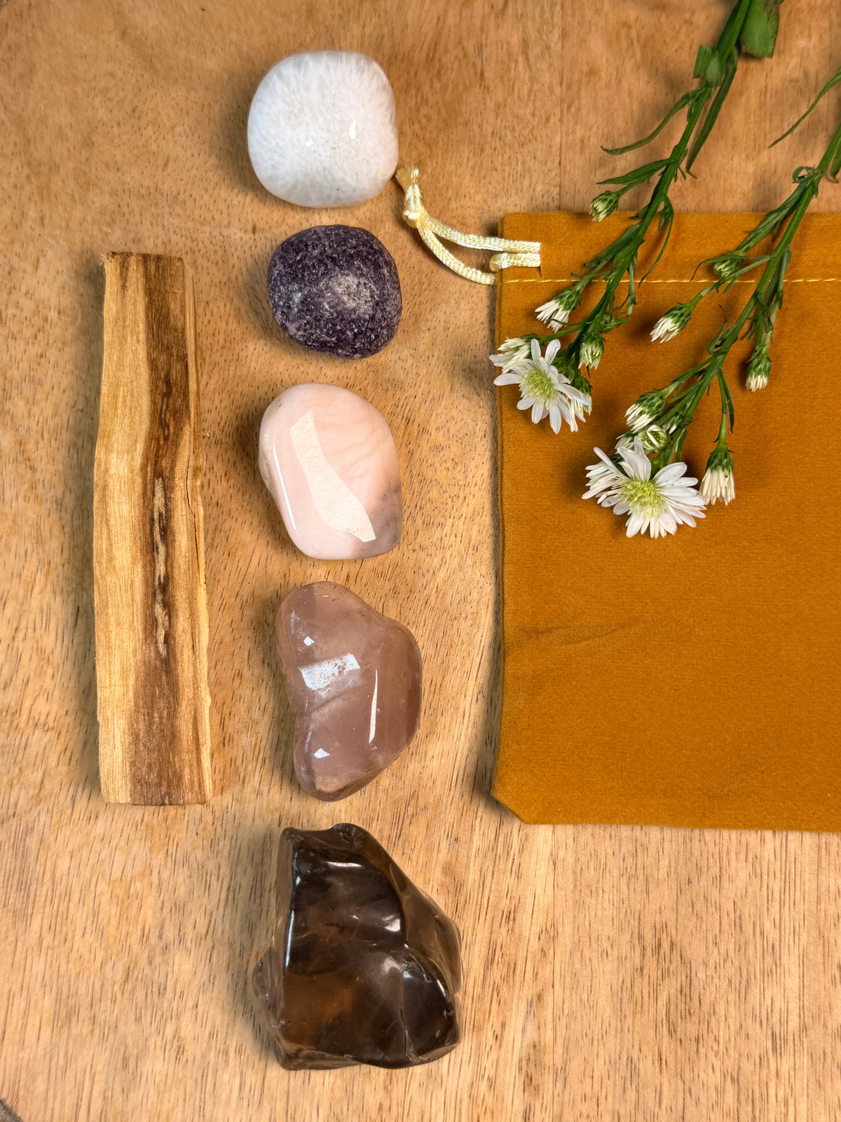 The Exhale™ | Crystal Ritual Set for Calm, Release & Reconnection