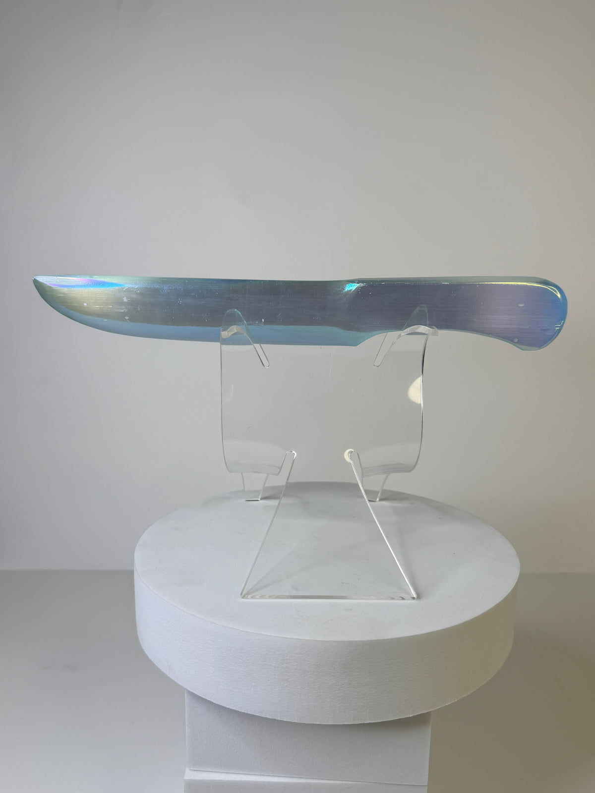 Blue Aura Selenite Ritual Knife — The Cord Cutter
