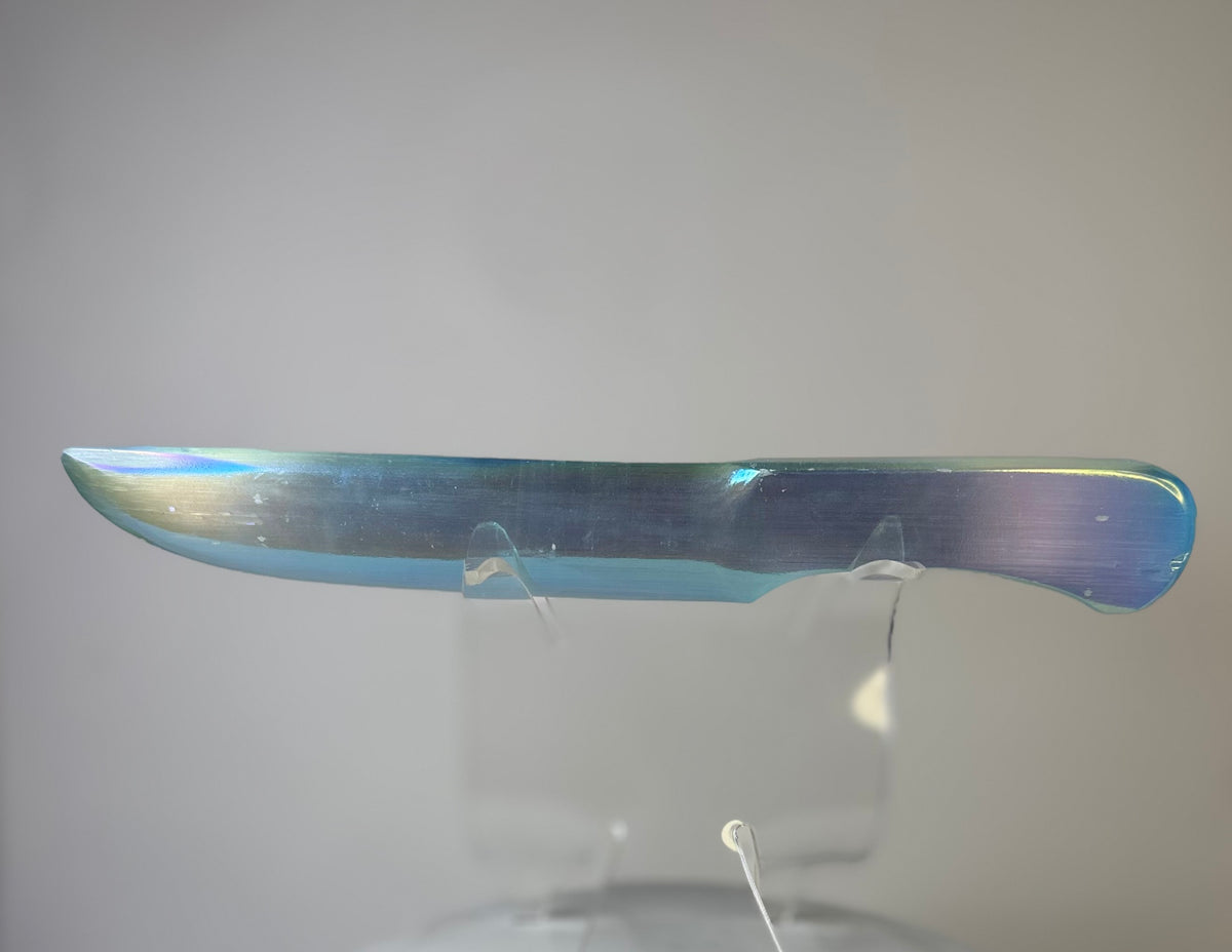Blue Aura Selenite Ritual Knife — The Cord Cutter