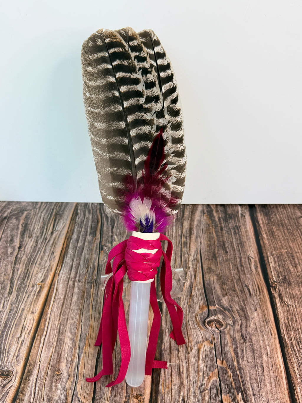 Selenite Ceremonial Clearing Fan
