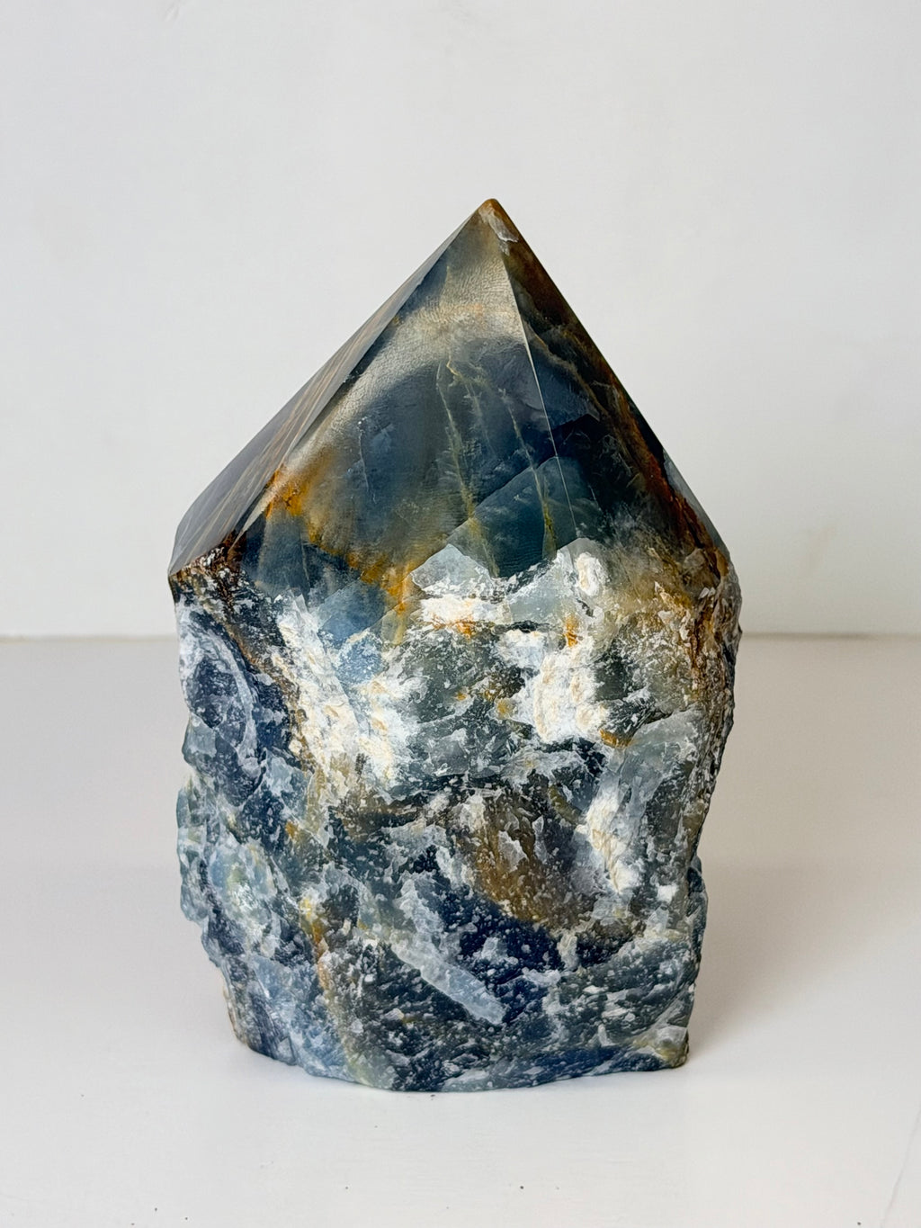 Lemurian Aquatine Semi Polished Tower
