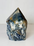 Lemurian Aquatine Semi Polished Tower