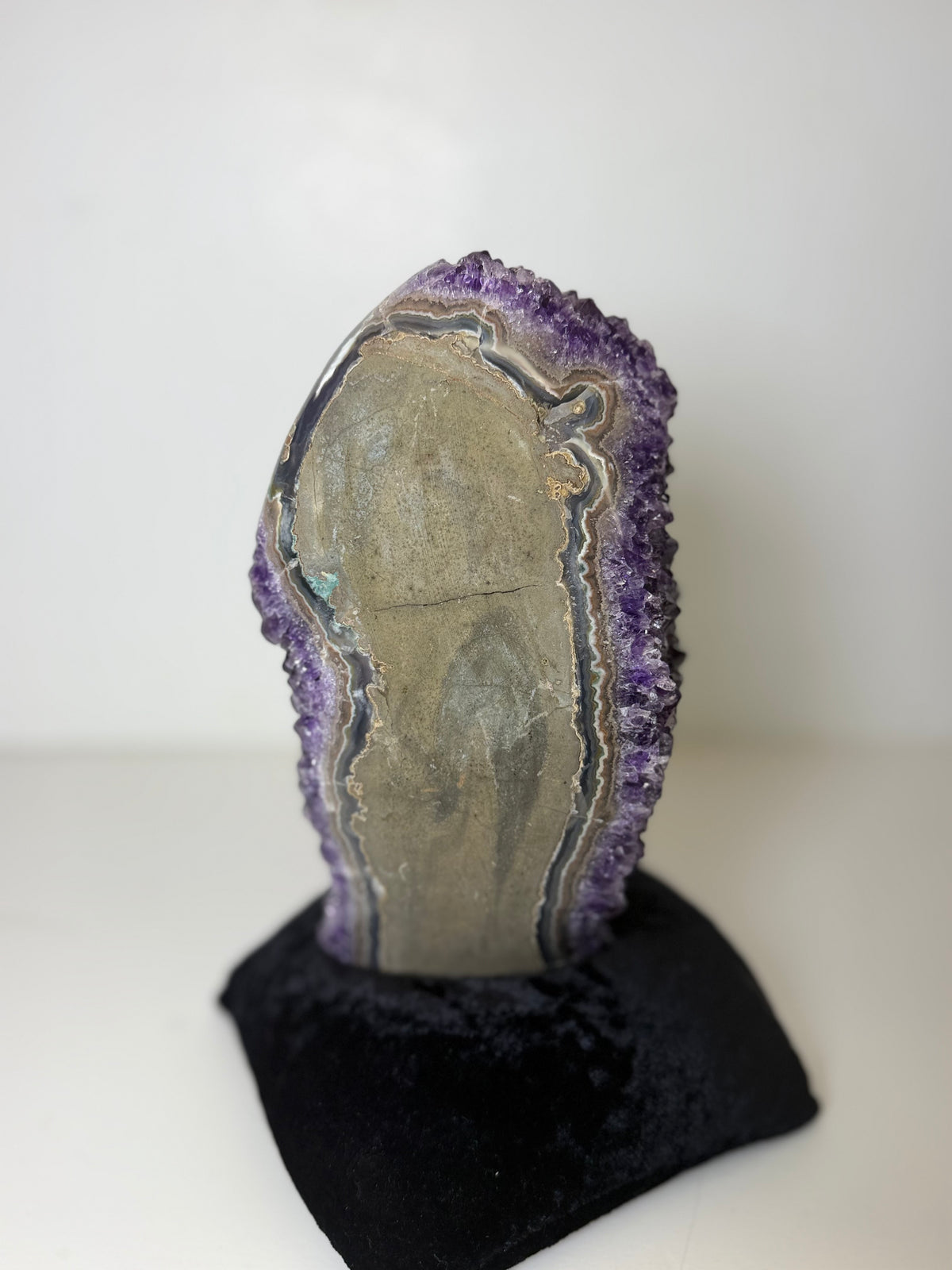 Brazilian Amethyst & Chalcedony Freeform | One of a Kind
