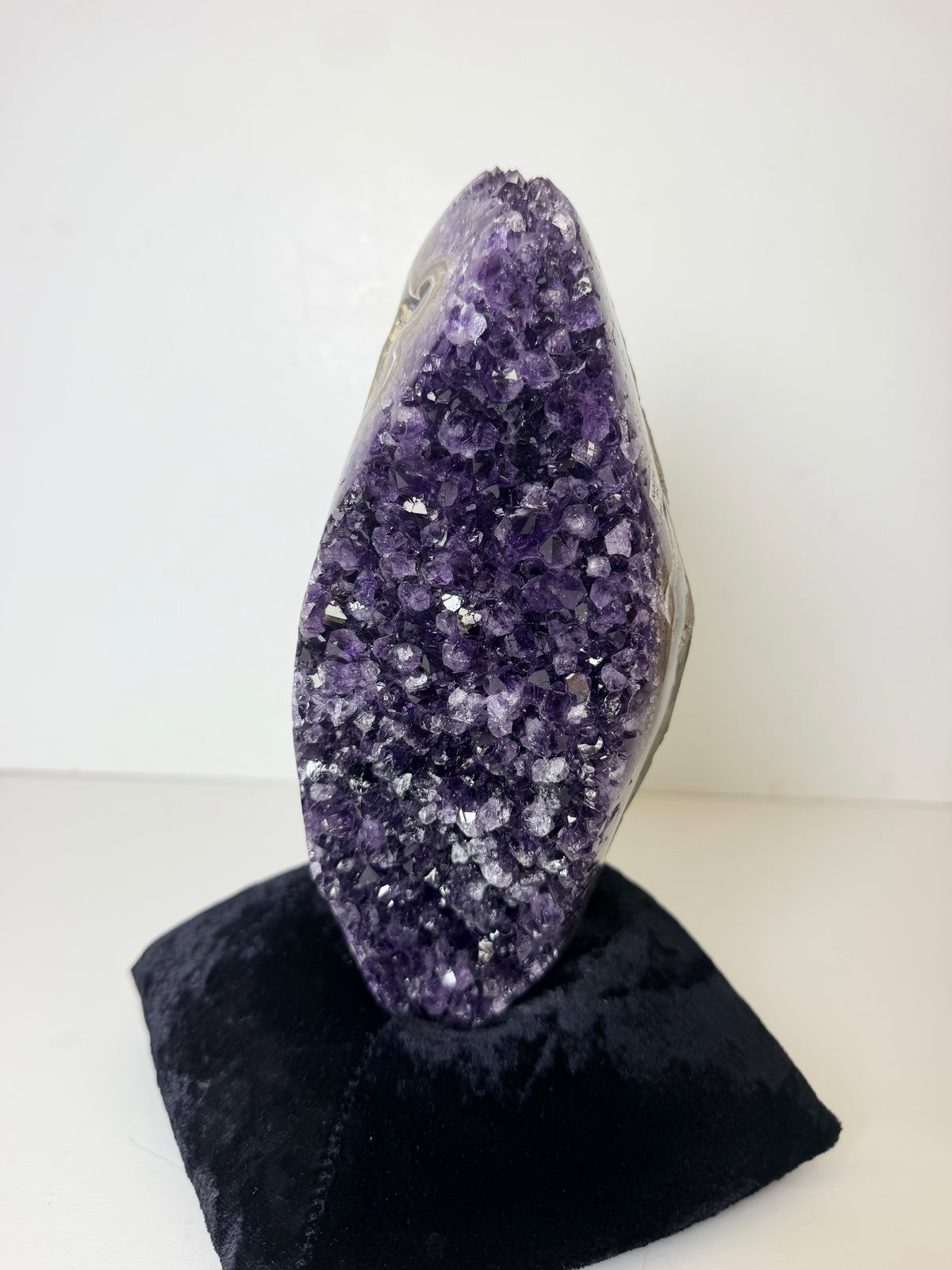 Brazilian Amethyst & Chalcedony Freeform | One of a Kind