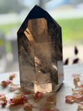 High-grade Smoky Quartz collector tower